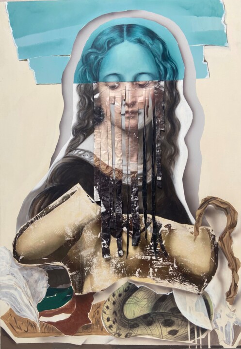 Andromeda 绘画, 39.4x27.6 in