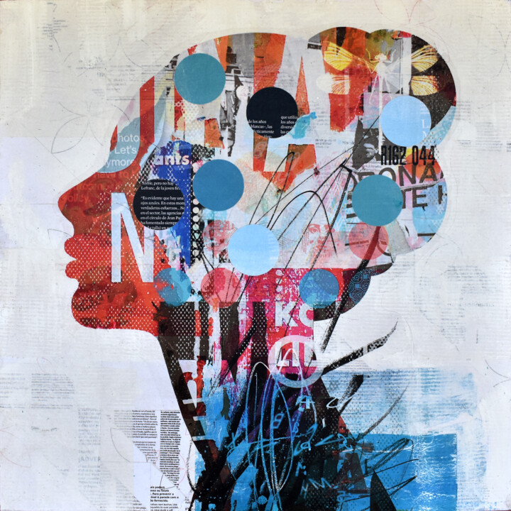 The blue_sea Collages, 19,7x19,7 in