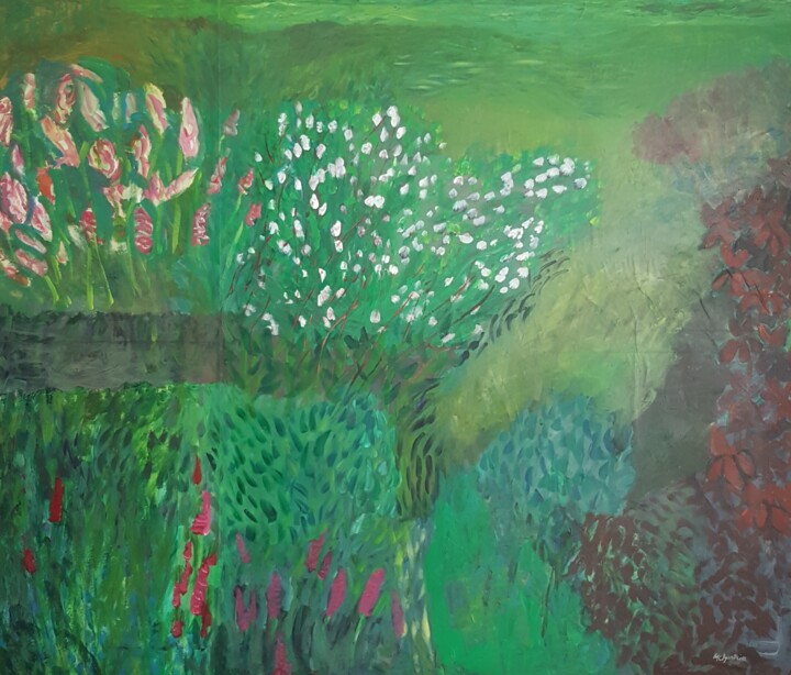 Malerei mit dem Titel "EN BORDURE DE MASSIF" von Mchartrie, Original-Kunstwerk, Acryl