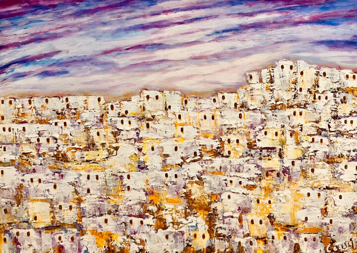 I sassi di Matera Pittura, 19,7x27,6 in