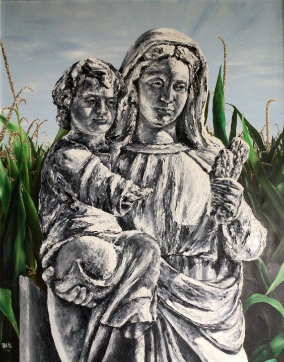 La Piétat 绘画, 36.2x28.7 in
