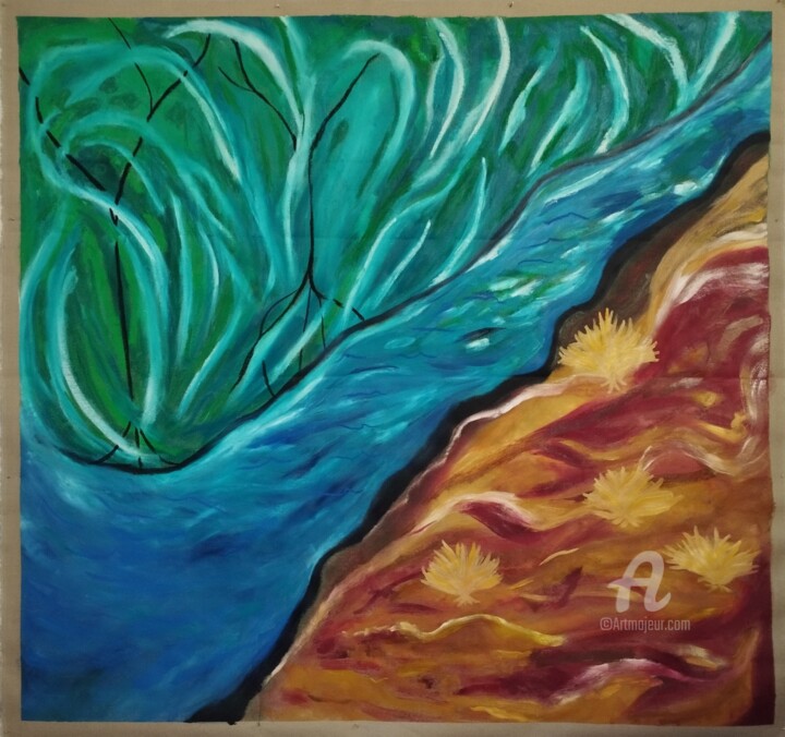 绘画,  47.2x63 in 