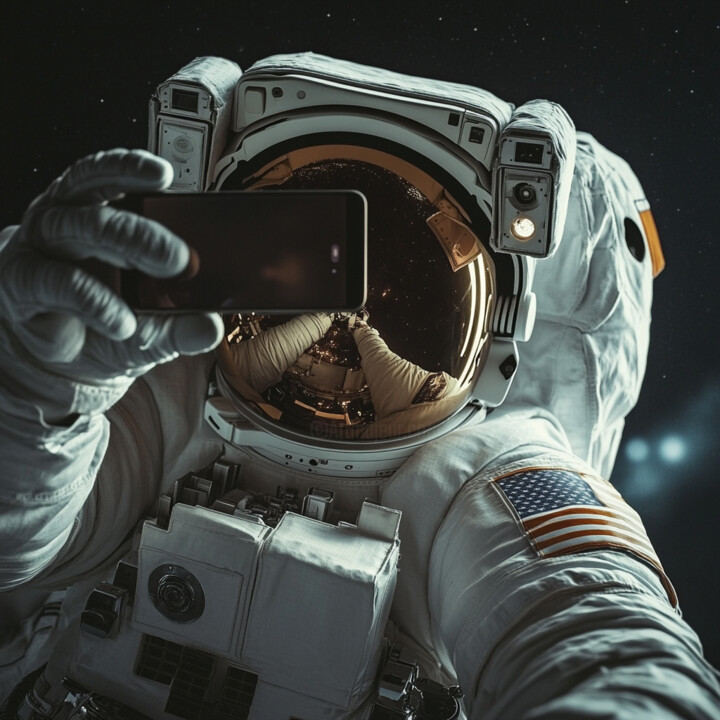 数字艺术 标题为“Selfie” 由V.O.G., 原创艺术品, 数字打印