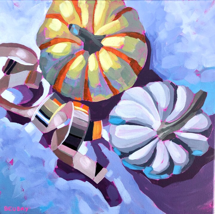 Courges et Ruban 绘画, 11.8x11.8 in