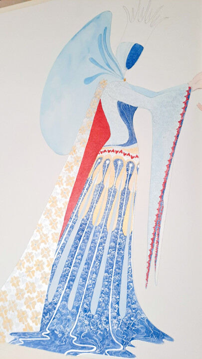 Steps of the making of the work