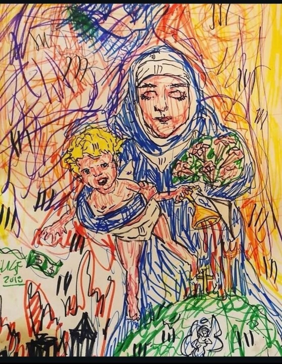 The secret of Fatima, part 3 Desenho, 11x8,5 in