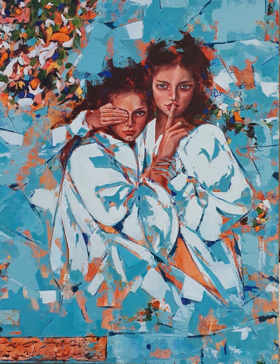 Defeaning silence Tablo, 31,5x23,6 in