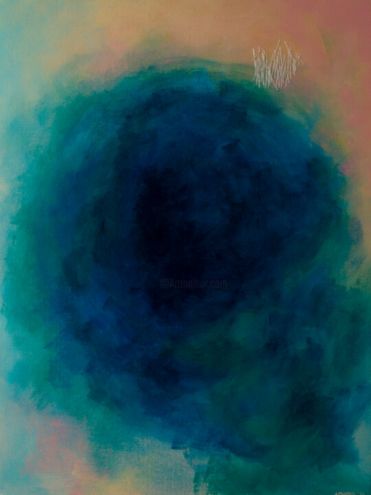 Staring Down Schilderij, 16x12 in