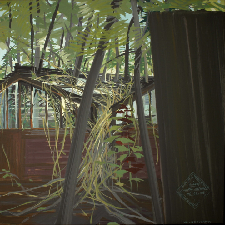 Serres d’Auteuil – N°17 - Les serres abandonnées Painting, 39.4x39.4 in