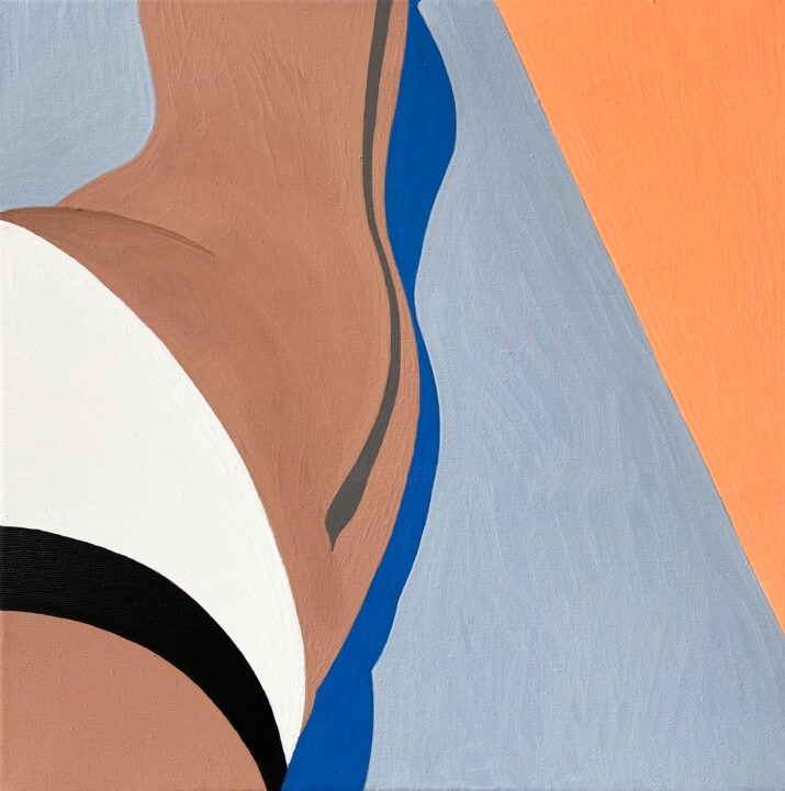 Composition One Schilderij, 11,8x11,8 in