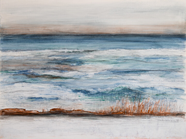 Seashore 4 - Coastal Рисунок, 16,5x22,1 in