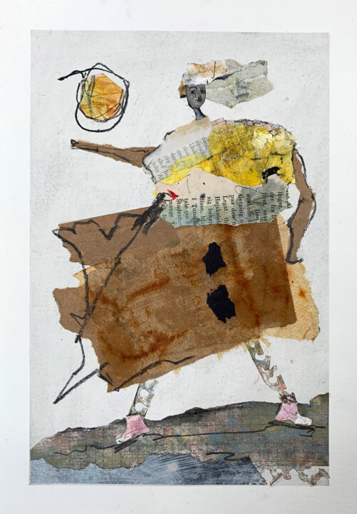 Painting titled "The Dance" by Claudia König (koenigsfigurine), Original Artwork, Acrylic