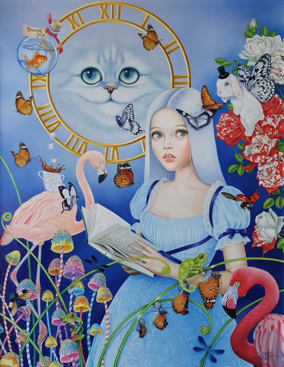 Alice 绘画, 35.4x27.6 in