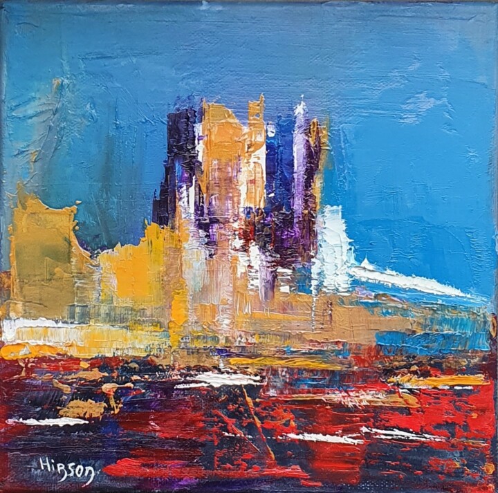 Prends le Temps 绘画, 7.9x7.9 in