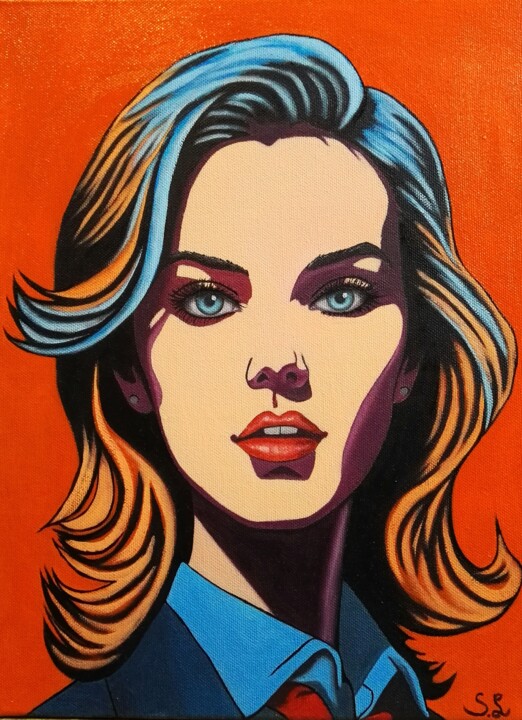 Tableau style pop art 30/40 cm 绘画, 15.8x11.8 in