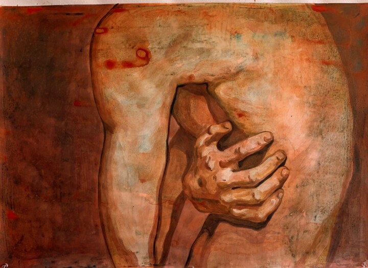 绘画,  34.3x24.4 in 