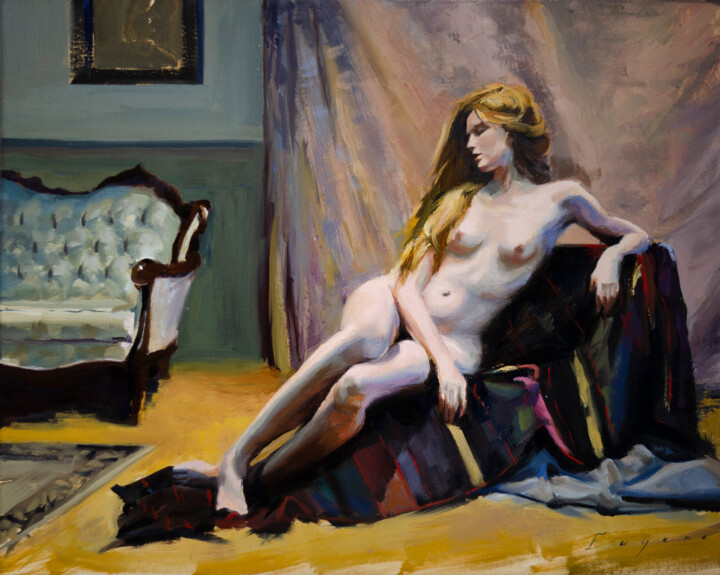 Figure painting 绘画, 15.8x19.7 in