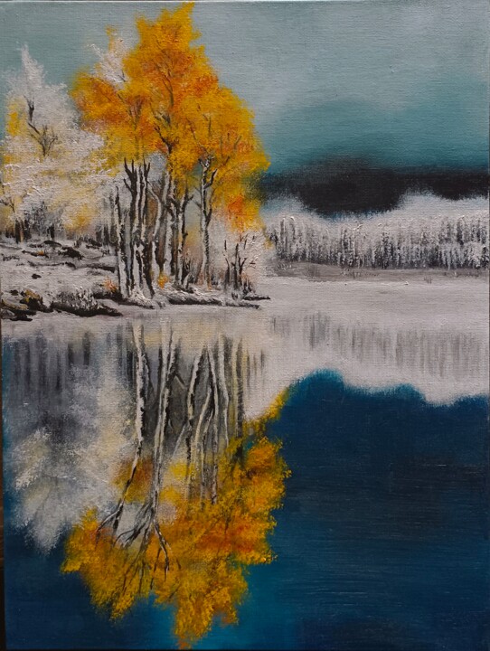 frosty silence 图画, 15.8x11.8 in