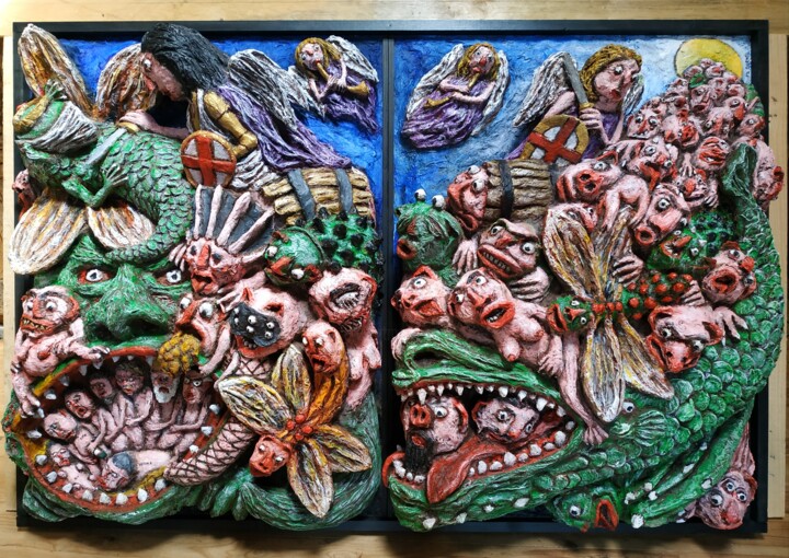雕塑,  48x71.7 in 
