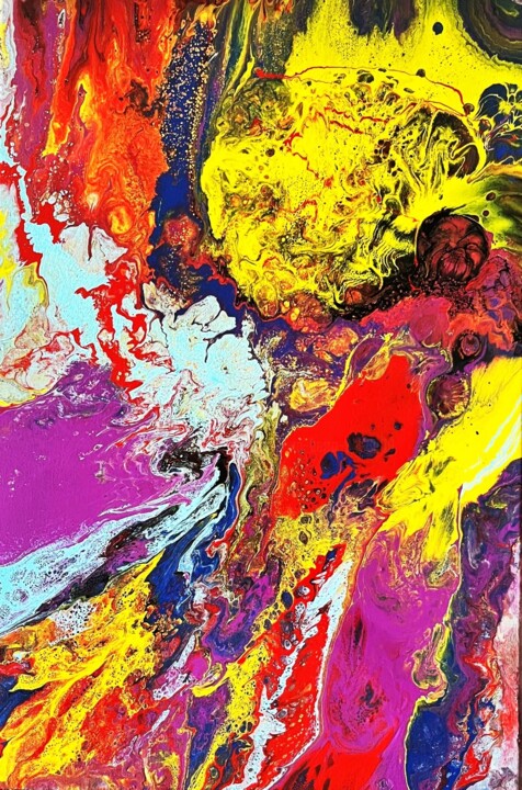 MAKE LOVE YOUR GOAL Pittura, 23,6x15,8 in