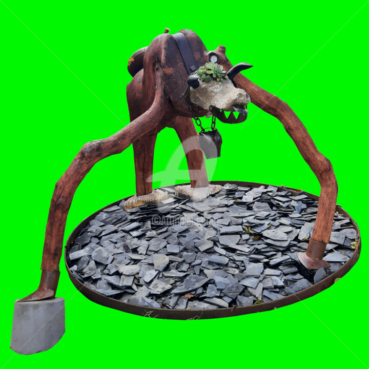 "Erreur de manipulation génétique" Sculpture, 47.2x63 in