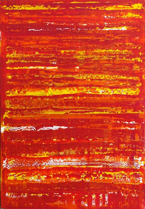 FEUER aus der Serie Elemente 绘画, 39.4x27.6 in