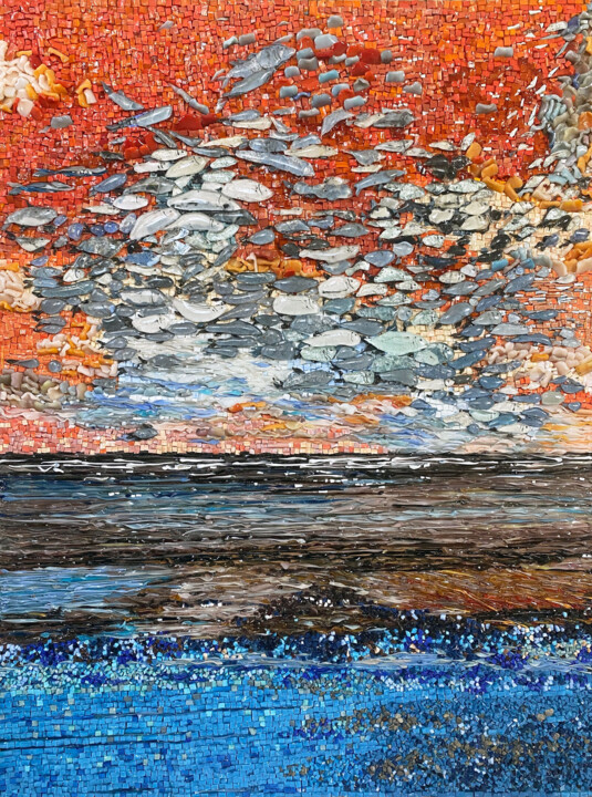 Pisces. Cloud Series 雕塑, 31.5x23.6 in