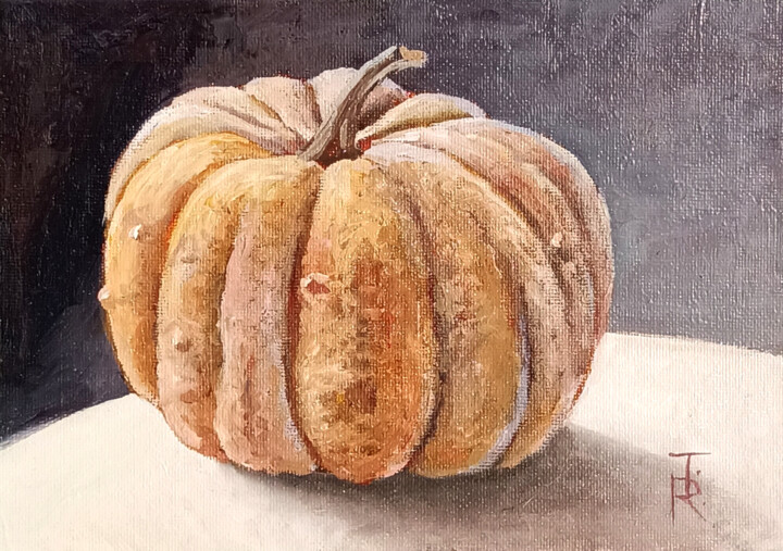 Meeting with autumn 绘画, 5.9x7.9 in