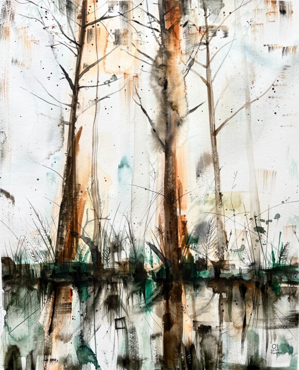 Painting,  19.7x14.6 in 