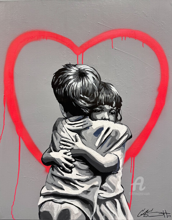 Power of love 绘画, 36.6x28.7 in