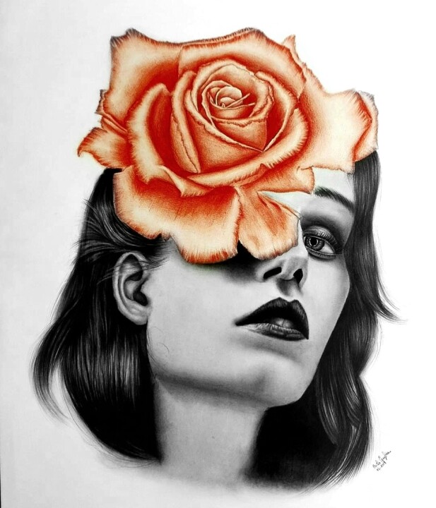 Fiore di primavera 图画, 27.6x19.7 in