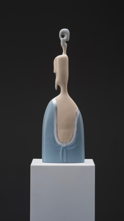 清者·文心(The Pure One: Literary Heart) Sculptuur, 10,2x3,5 in