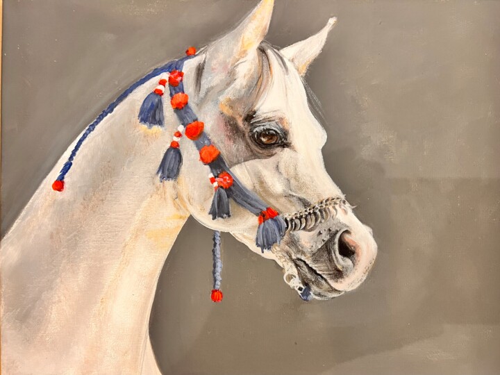 PUR SANG ARABE 2 Schilderij, 11,8x15,8 in