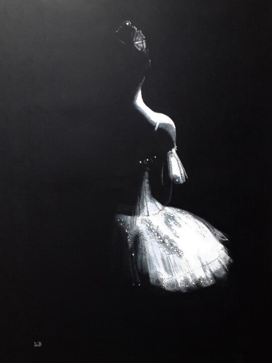 Danseuse 图画, 16.5x11.8 in