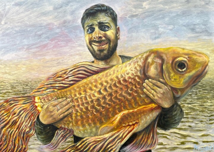 绘画,  23.6x35.4 in 