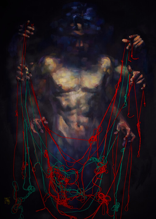 绘画,  63x35.4 in 