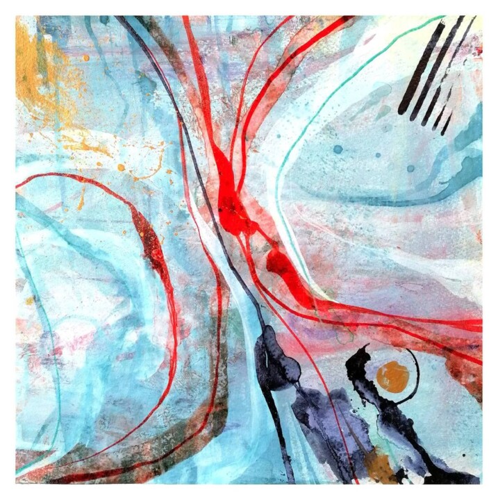 lo strato sociale 08.06.2024 Pittura, 10,6x10,6 in