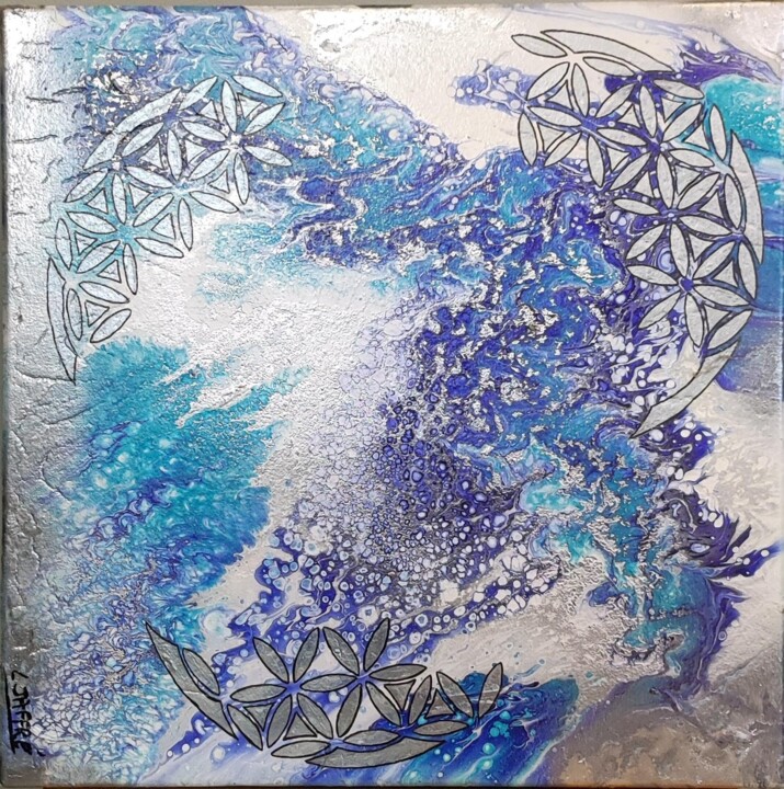 Harmonie re structurante Schilderij, 15,8x15,8 in
