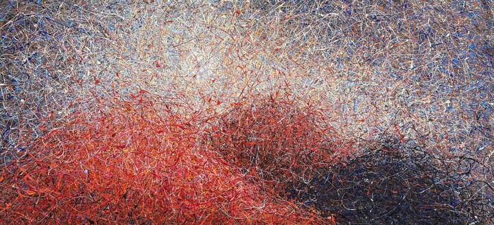 Schilderij,  39,4x78,7 in 