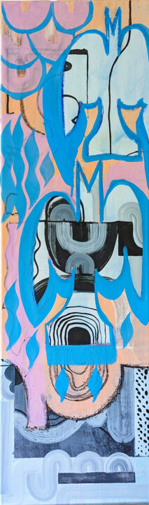 L'envol 绘画, 39.4x11.8 in