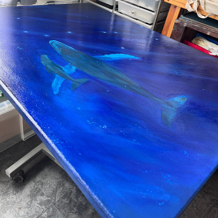 Artwork's surface or texture