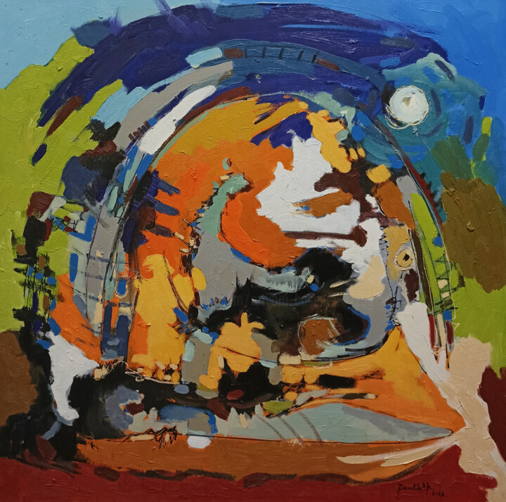 Volcano of Colors Pittura, 31,5x31,5 in