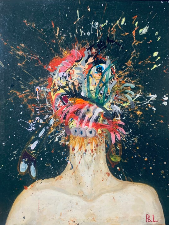 绘画,  44.2x35.4 in 