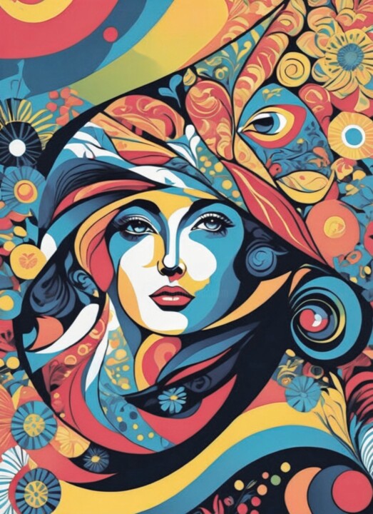 Floral Symphony Картина, 48x35 in