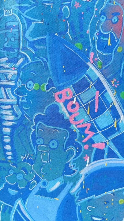 Tintin Story n°1 绘画, 45.3x29.5 in