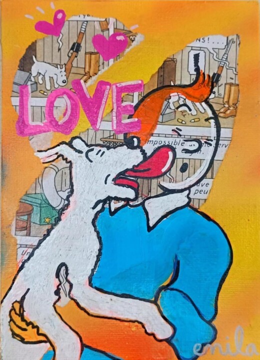 Tintin 绘画, 7.9x3.9 in