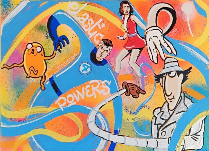 Elastic Power Картина, 15x21,7 in