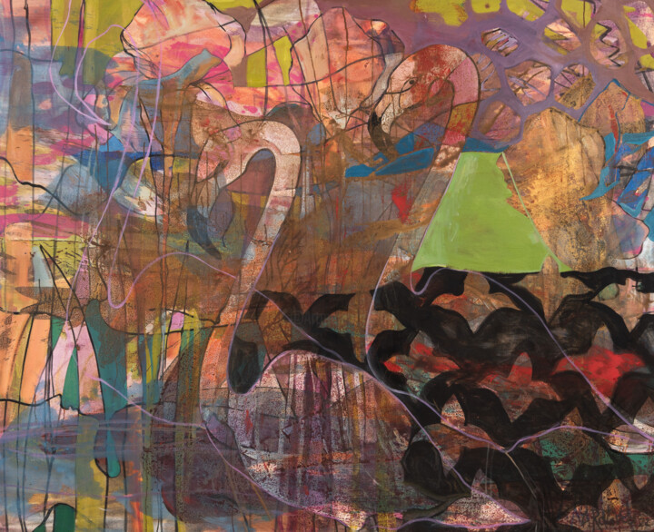 绘画,  51.2x63 in 