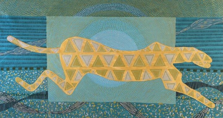 Save Cheetahs Series 2 绘画, 22x41 in