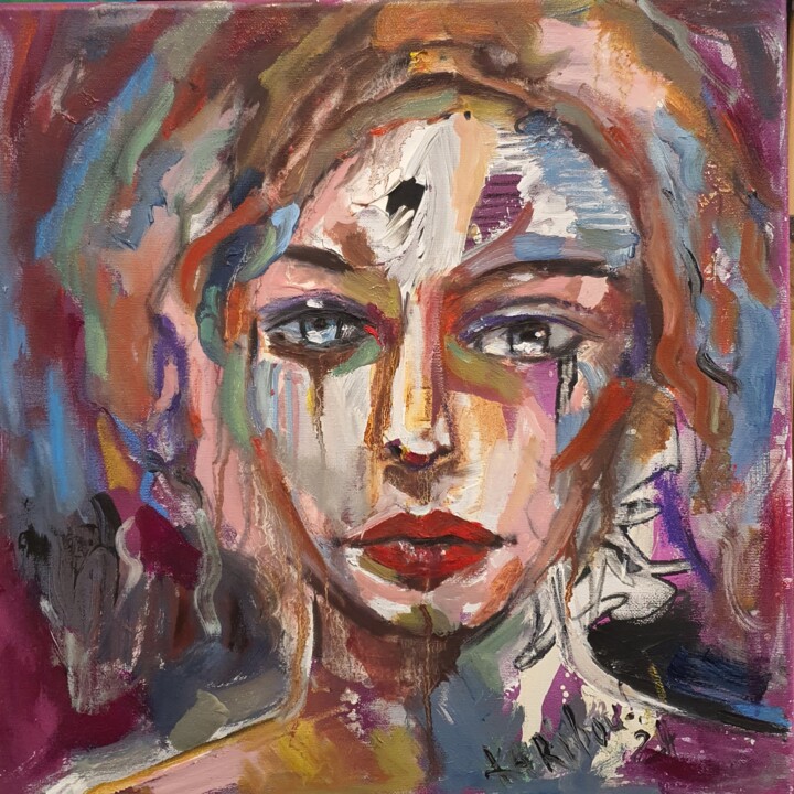 绘画,  15.8x15.8 in 
